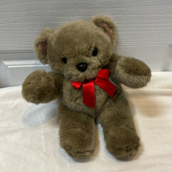 2 Commonwealth mini soft and fluffy teddy bears plushes 10” & 12” - Picture 4 of 16